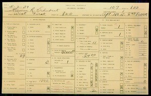 WPA household census for 820 W 1ST ST, Los Angeles