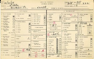 WPA household census for 4203 S SAN PEDRO, Los Angeles