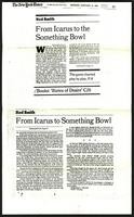 From Icarus to the something bowl, The New York Times (2 items)