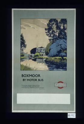Boxmoor by motor bus. General. Poem by Chalmers