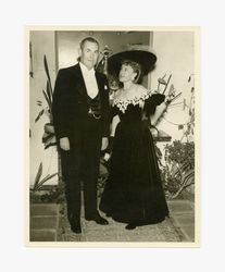 William K. and Mary Dockweiler Young at Bachelor's Ball, circa 1940s