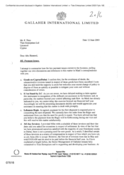 [Letter from Norman Jack to P Tlais regarding payment issues]