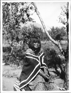 Young Walapai Indian mother, Hackbury, Arizona, ca.1900