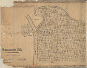 Map of Sacramento City and West Sacramento