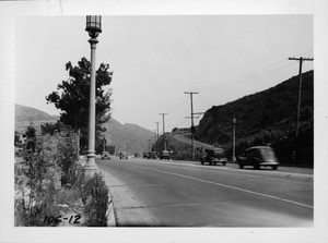 Cahuenga Boulevard near summit of Pass, Los Angeles, 1937