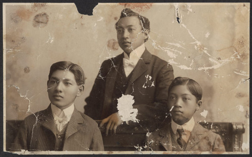 Asian Students at Santa Clara College, ca. 1890