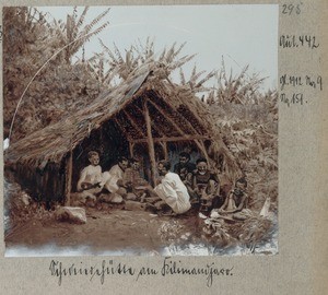 Forge hut at Kilimanjaro, Tanzania, ca.1900-1912