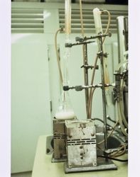 Device used to analyze milk protein at California Cooperative Creamery on Western Avenue, Petaluma, California