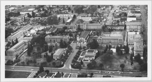 Aerial View of University of Santa Clara, ca. 1960