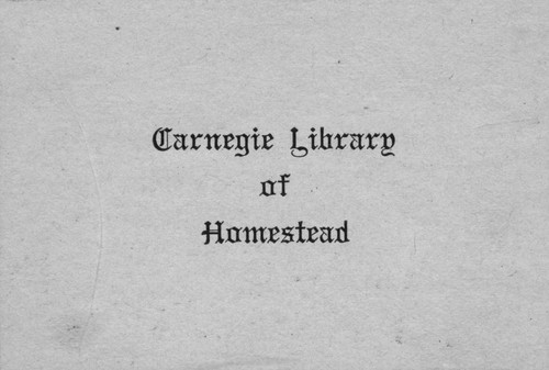 Carnegie Library of Homestead