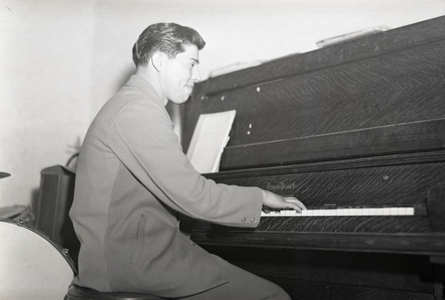 Man playing piano