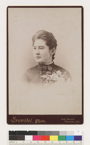 [Unidentified woman: de la Guerra relative or friend?]