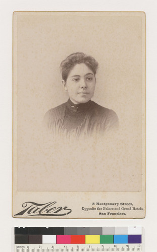 [Unidentified woman: de la Guerra relative or friend?]