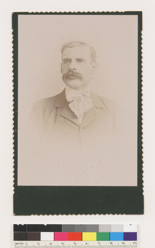 [Unidentified man: de la Guerra relative or friend?]