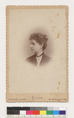 [Unidentified: de la Guerra relative, Lee daughter or Dibblee daughter?]