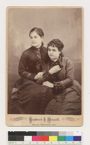 [Unidentified: de la Guerra relatives, daughters of Herminia de la Guerra de Lee?]