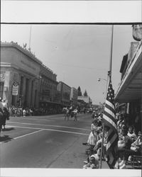 Various groups in the Fourth of July Parade, Petaluma, California, 1955