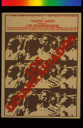 Los Desarraigados, Announcement Poster for