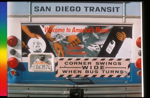 Bus Art/Bus Poster: "Welcome to America's Finest Tourist Plantation"