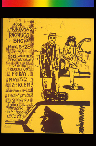 Jose Montoya's Pachuco Show, Announcement Poster for