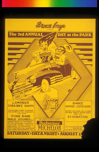 The 3rd Annual Day at the Park, Announcement Poster for