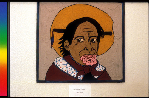 Man with a Flower in His Mouth/Hombre con Flor en la Boca