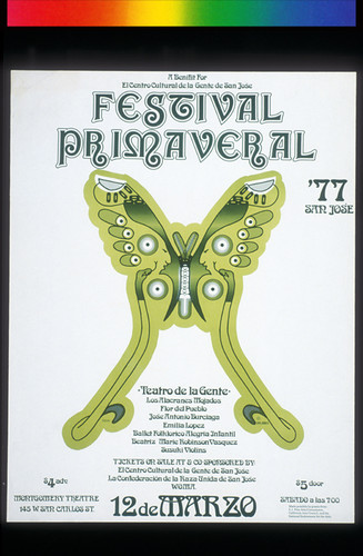 Festival Primaveral, Announcement poster for