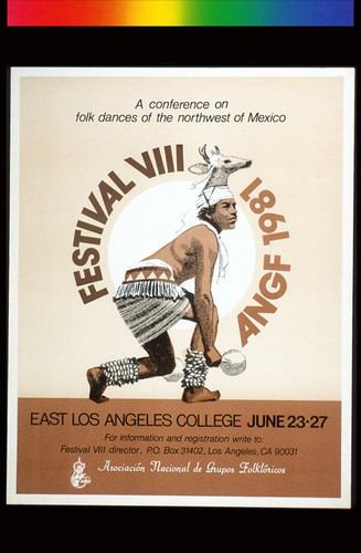 Festival VIII ANGF 1981, Announcement Poster for