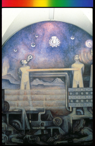 Noche, Second Panel of Mural Tríptico