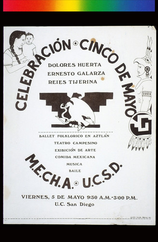 Celebración Cinco de Mayo, Announcement Poster for