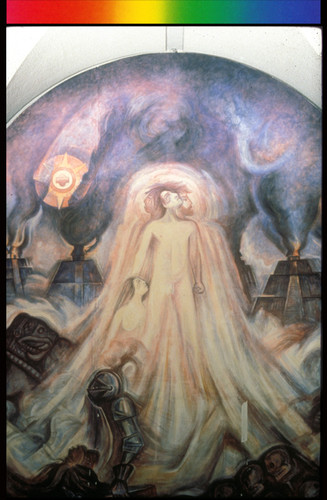 Crepúsculo, First Panel of Mural Tríptico