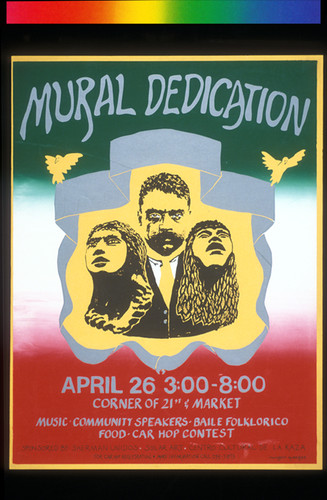 Mural Dedication, Announcement Poster for