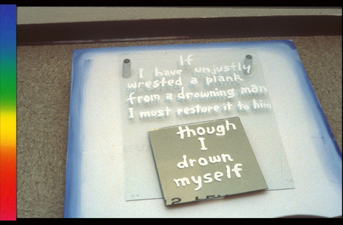 Thoreau's Plank (detail)