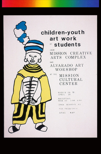 Children-Youth Art Work by Students, Announcement poster for