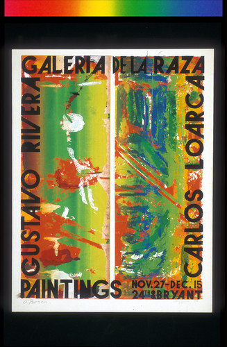 Carlos Loarca, Gustavo Rivera, Paintings, Announcement Poster for