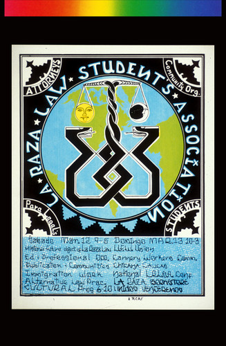 La Raza Law Students Association, Announcement Poster for