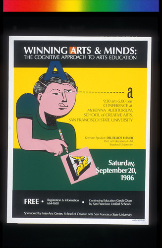 Winning Arts & Minds: the Cognitive Approach to Arts Education, Announcement Poster for