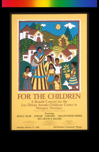 For The Children, Announcement Poster for