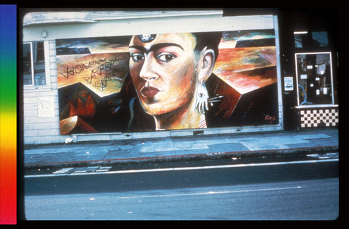 Homenaje a Frida Kahlo, Announcement Mural for