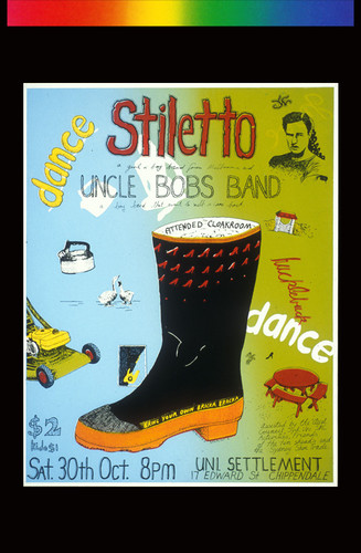 Stiletto and Uncle Bob's Band, Announcement Poster for