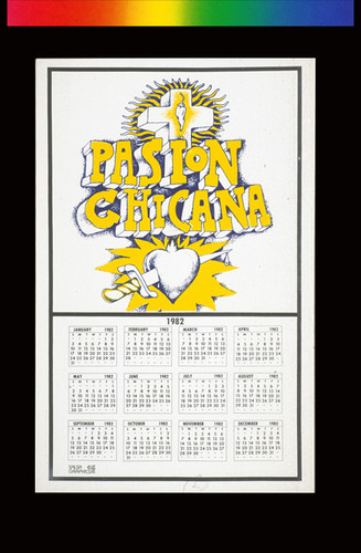 Calendar for 1982 Pasión Chicana