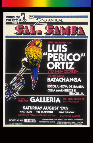 2nd Annual Sal Samba, Announcement poster for