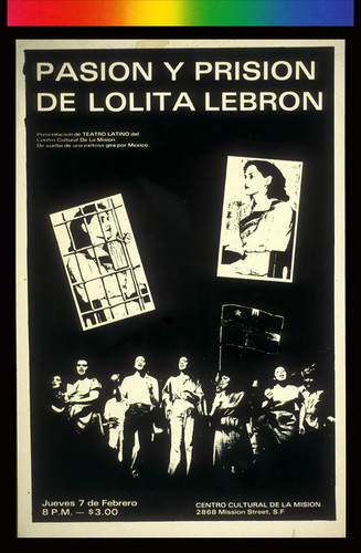 Pasión y Prisión de Lolita Lebrón, Announcement Poster for