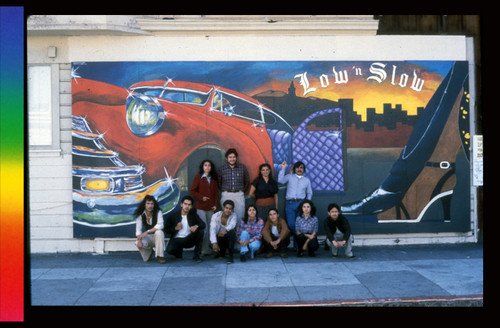 "Low 'n Slow" Exhibition, Announcement Mural for