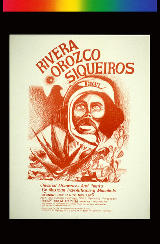 Rivera, Orozco, Siquieros, Announcement Poster for