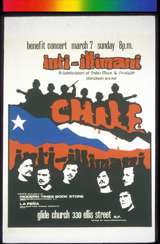 Inti-Illiman. A Celebration Of Chile's Music & Struggle, Announcement Poster for