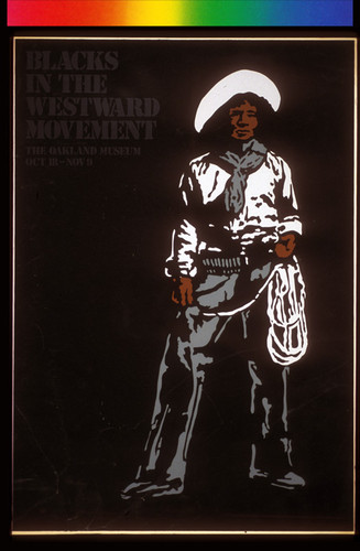 Blacks in the Westward Movement, Announcement poster for