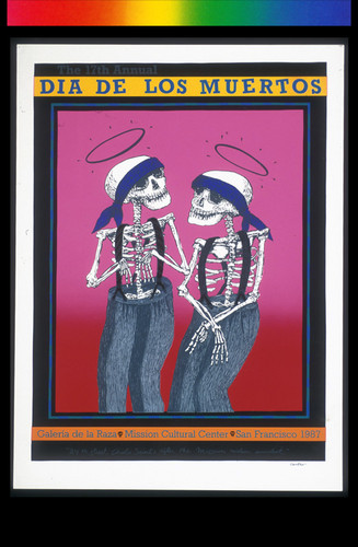 The 17th Annual Dia de los Muertos, Announcement Poster for