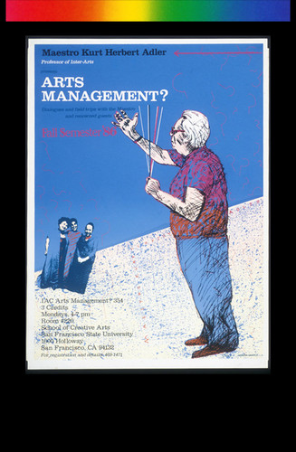 Arts Management?, Announcement Poster for