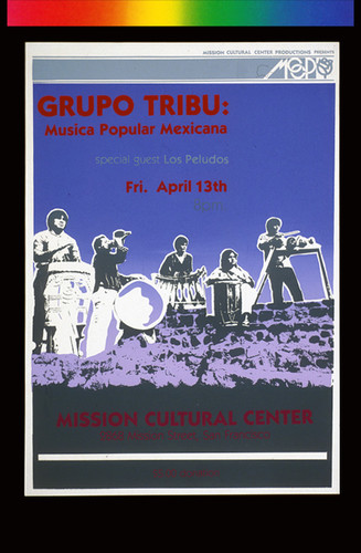 Grupo Tribu: Musica Popular Mexicana, Announcement poster for